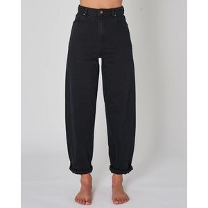 Rolla’s Genie Super High Rise Shadow Black 80’s Balloon Leg Denim Jeans 27